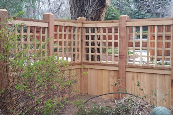 Custom fence and fence posts