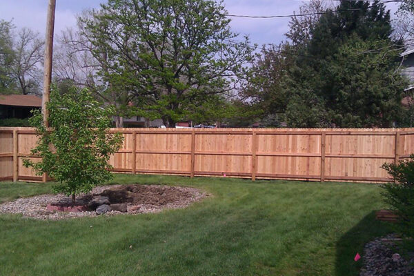 Cedar fence A Straight Up Fence Company, Denver Co