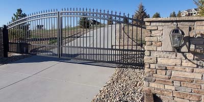 custom driveway gate