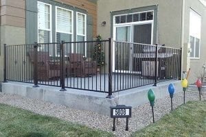 Installing a Wrought Iron Fence A Straight Up Fence Company Denver